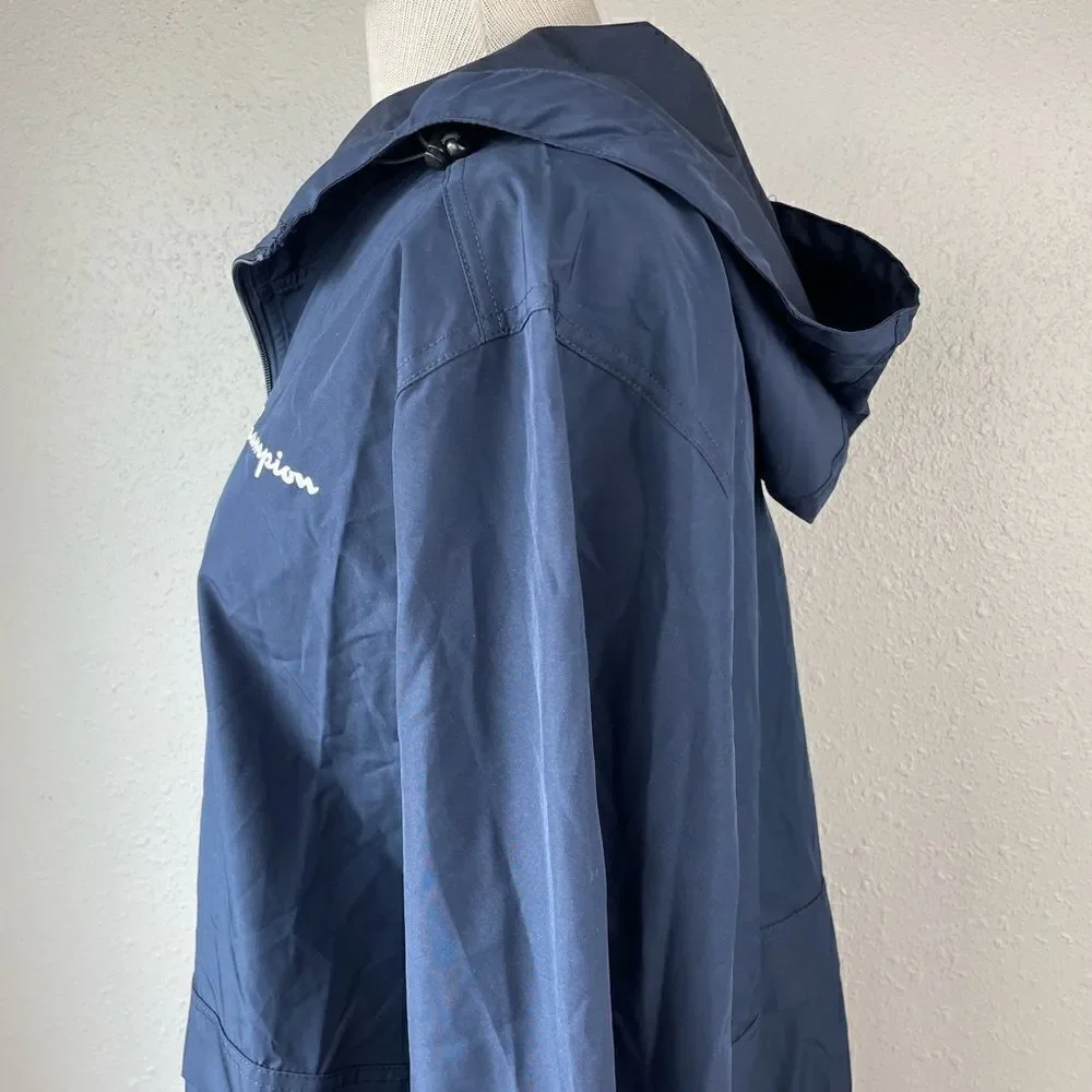 NWT Champion Navy Blue Windbreaker Size M